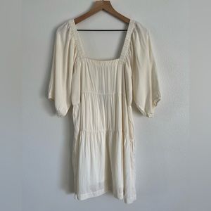 White Flowy Dress